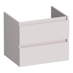 BRAUER Joy wastafelonderkast 60 2 softclose lades - greeploos - 1 sifon uitsparing - mat zand SW1201144