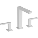 Hansgrohe Tecturis E 3-gats wastafelkraan - 150 met PushOpen - waste set - mat wit SW918469