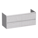 BRAUER Joy Wavy meuble sous-lavabo 120 4 tiroirs softclose - sans poignées - 2 découpes pour siphon - Forest Seashell SW1201339