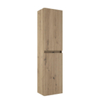 Saniclass Vita Armoire haute - 140x35x27cm - 2 portes - chêne rustique SW1413863