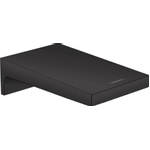 Hansgrohe Metropol Baduitloop breed - wandmontage - voorsprong uitloop 18.5cm - mat zwart SW358670