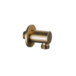 Fortifura Calvi wandaansluitbocht - rozet rond - PVD - geborsteld messing (goud) SW1183046