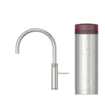 Quooker Fusion Round kokendwaterkraan - draaibare uitloop - PRO3 reservoir - Warm / kokend water - RVS SW99154