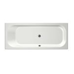 Xenz Aruba baignoire - 190x80cm - avec trop-plein - sans bonde - Acrylique Edelweiss mat SW103137