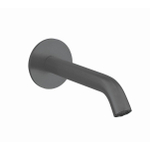 Crosswater 3ONE6 Baduitloop inbouw - uitloop 15cm - wand - slate gunmetal (antraciet) SW928106