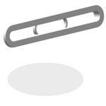 Villeroy & Boch Toebehoren Verlengde afvoer- en overloopcombinatie - 200 x 300 x 100 mat stone white (wit) SW960243