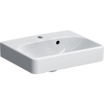 Geberit Smyle fontein - 45cm - 1 kraangat - met overloop - wit SW417605