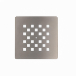 Fortifura Galeria Afvoerrooster - 13x13x1cm - PVD - geborsteld gunmetal (antraciet) SW1119302