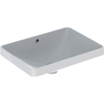 Geberit Variform vasque à poser rectangulaire 55x40cm avec trop-plein blanc SW421993