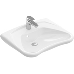 Villeroy & Boch Omnia Vita wastafel met kraangat en overloop 60x49cm ceramic+ wit 0103450