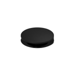 Hotbath Cobber Always Open Plug - met schroef - rond - PVD - mat zwart SW1119135