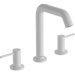 Hansgrohe Tecturis Robinet lavabo - mitigeur - rond - bec 15.6 cm - 3 trous - blanc mat SW918667