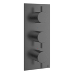 Crosswater MPRO 3 Mitigeur de douche - thermostatique - 3 boutons - vertical - gunmetal SW928240