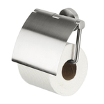 Geesa Nemox Porte-rouleau de papier toilette avec clapet inox brossé GA70667