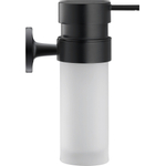 Duravit Starck T Zeepdispenser - 17.6x6cm - matglas - zwart mat SW297098