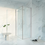 Fortifura Galeria Douchecabine - 70x100x200 - Profiel veiligheidsglas - antikalk - hoogglans chroom SW1446131