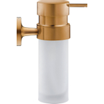 Duravit Starck T Zeepdispenser - 17.6x6cm - matglas - geborsteld brons SW961740