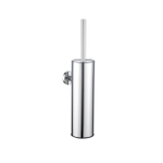 Fortifura Calvi toiletborstelhouder - gesloten model - wand - rond - hoogglans chroom SW1111539