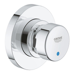 Grohe EuroPro Cosmopolitan S Inbouw Douchekraan - zelfsluitend - 1/2 inch - blauw/rood - chroom 0441906