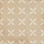 Ragno Amuri Wandtegel - décor - 20x20cm - 10mm - Biscotto (Beige) SW1171400