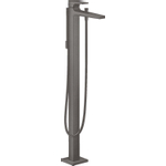 Hansgrohe Metropol afbouwdeel v. vrijstaande badkraan vloermontage met omstel met voorsprong vaste uitloop 23.5cm brushed black chroom SW297548