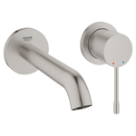 GROHE Essence New wastafelkraan - m-size - inbouw - 2-gats - zonder inbouwdeel - geborsteld rvs SW73261