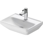Duravit d-neo lavabo 45x33.5x13cm 1 trou pour robinetterie rectangle céramique blanc SW640444