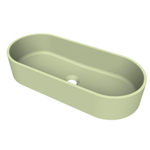 Arcqua Case vasque à poser - ovale - 60x26cm - mat pastel vert SW1209125