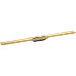 Hansgrohe RainDrain Flex douchegoot - 120cm - wandmontage - polished gold optic (goud) SW1590407