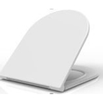 QeramiQ Dely Abattant WC frein de chute et déclipsable Blanc mat SW545454