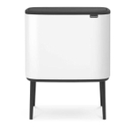 Brabantia Bo Touch Bin Afvalemmer - 3x11 liter - 3 kunststof binnenemmers - wit SW1117519