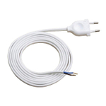 VHI Cable de raccord 2x 0,75mm + AE 1,5 mètres blanc SW75474