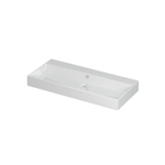 Ink unlimited lavabo 100x11x45cm 0 trous pour robinet 1 évier porcelaine blanc brillant SB0202061