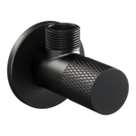 BRAUER Black Carving Robinet d'arrêt d'angle - G1/2 - flexible - Noir mat SW1182511