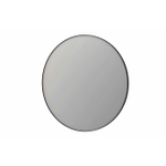 INK SP15 spiegel - 120x4x120cm rond verzonken in alu kader - geborsteld metal black SW955837