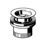 Viega Bouchon de vidage Laiton Chrome/blanc SW111142