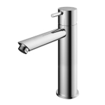 Hotbath Cobber mitigeur de lavabo hauteur moyenne avec bec droit sans bonde chromé SW73544