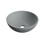 Vasque Arcqua Prince 38cm en marbre polybéton mat béton SW493143