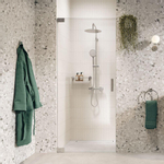 Sealskin Pure Nisdeur - 80x200cm - helder glas - 8mm - antikalklaag - zilver hoogglans SW1079865