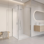 Fortifura Galeria Douchecabine - 90x80x200cm - profiel veiligheidsglas - antikalk - chroom SW1224940