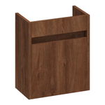 BRAUER Adore fonteinonderkast - 40x45x22cm - met 1 deur greeploos linksdraaiend Forest Cacao SW522707