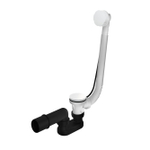 Hotbath Mate trop-plein de baignoire allongé blanc mat SW74405