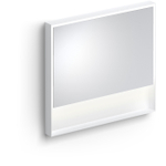Clou Look at Me spiegel – rechthoek – 90x80 cm – indirecte LED rondom – Wit mat SW417040