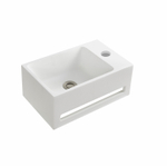 Allibert banio lave-mains 38x17.5cm polyconcrete blanc SW733949