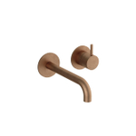 Hotbath Cobber Partie visible - pour robinet de lavabo encastré - bec 18 cm - Living colours - Laiton vieilli SW1117785