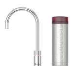 Quooker Nordic Round kokendwaterkraan - draaibare uitloop - PRO3 reservoir - Warm / kokend water - Chroom SW3963