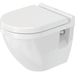 Duravit Philippe Starck 3 Compact WC suspendu à évacuation profonde avec WonderGliss blanc 0314358