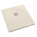 Aco Showerdrain douchevloer - 100x120x3.5cm - antislip - mat zand (beige) SW1161851