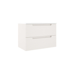 Saniclass Prime Balance Meuble sous lavabo - 80x55x44.9cm - 2 tiroirs - Poignée intégrée - MDF - coton mat (beige) SW892620