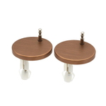 QeramiQ Parte Bevestigingsset - voor toiletzitting QeramiQ Dely (Swirl) - geborsteld koper SW1444069